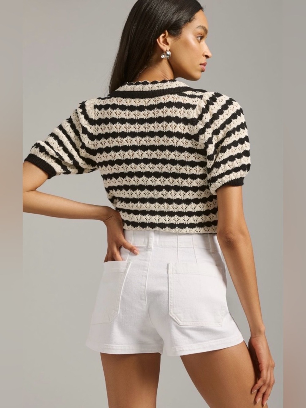 Anthropologie x Maeve The Colette Denim Shorts Size 28 NWT - Picture 3 of 11